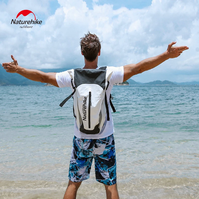 

Naturehike Backpack IPX6 30L 500D PVC Waterproof Outdoor Swimming Storage Bag Beach Wet Dry Canoeing Portable Separation Portabl