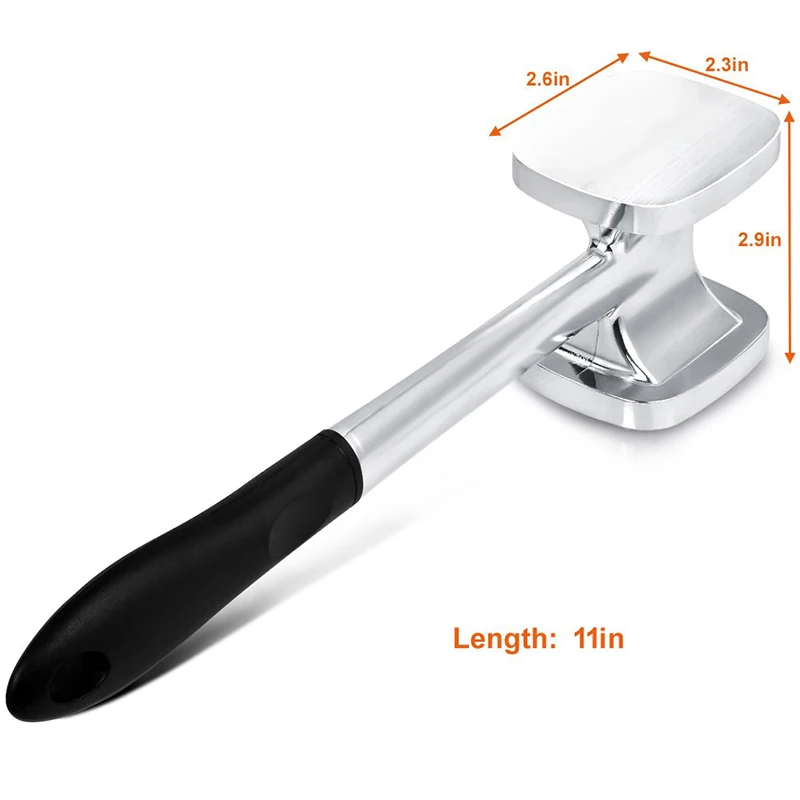 

Leeseph Meat Tenderizer Mallet, Dual-Sided Heavy Duty Hammer Tool & Chicken Pounder For Tenderizing, Flattening & Pounding