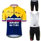 Коллекция 2020 года, Джерси JUMBO VISMA для велоспорта, Словения, чемпион, одежда для велоспорта, Roglic, рубашки для дорожного велосипеда, гоночный костюм, велосипедные шорты, Майо