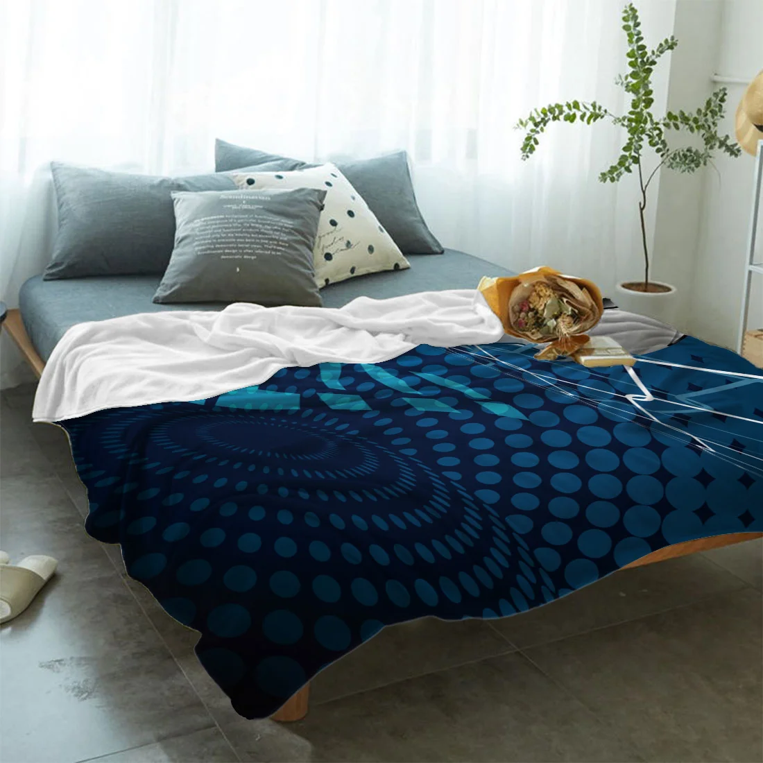 Футбольные шторы мячи футбольное одеяло покрывало флисовое удобное теплое