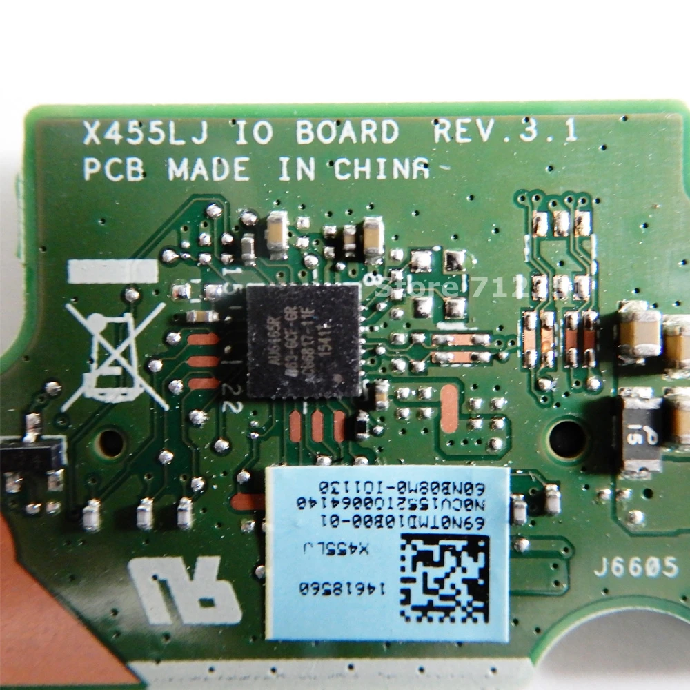 X455LJ IO плата для ASUS X455 X455L X455LD X455LF X455WE USB SD карты разъемы 60NB08M0-101130 тест 100% ОК |