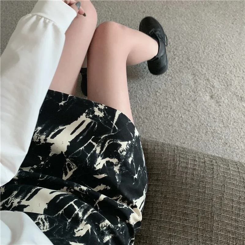 

Women Skirts Mini Slim Sexy Bodycon High Waist A Line Printed Skirt Clubwear Leisure Korean Elegant Straight Streetwear Summer