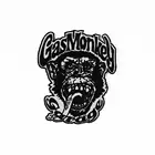 Обезьяна Логотип Вышивка патч железо на значке для DIY одежды Аппликация Мотоцикл байкерская куртка жилет аксессуар украшение одежды