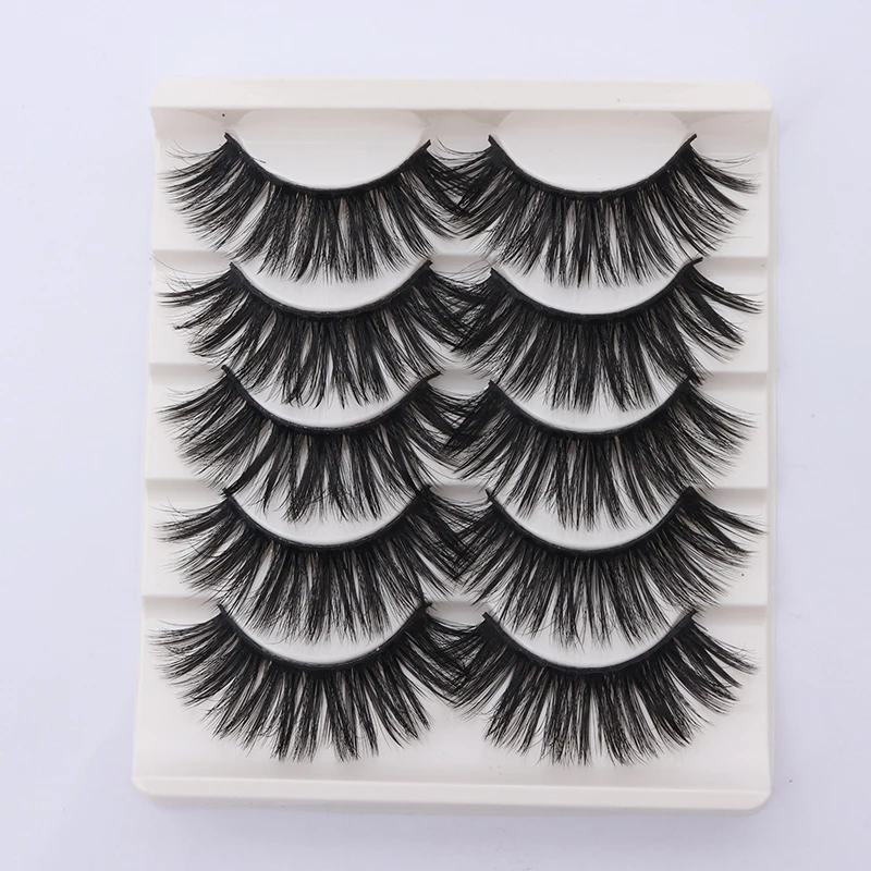 

Handmade False Eyelashes Natural Long Fake Eyelash Extension Thick Crissross Faux 3D Mink Lashes Eye Makeup Tools 29 Styles