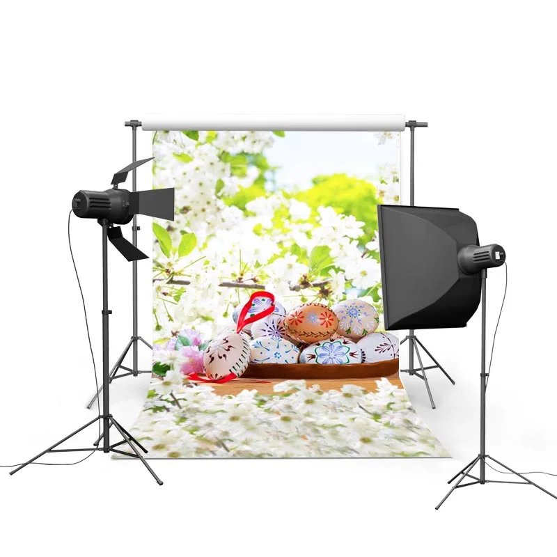Виниловый фон для фотосъемки с изображением пасхальных яиц 2020