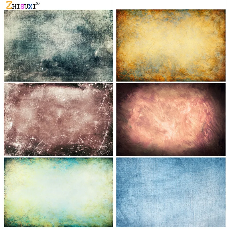 

SHENGYONGBAO Vintage Abstract Texture Portrait Photography Backdrops Studio Props Gradient Shabby Photo Backgrounds 21913 GRU-01