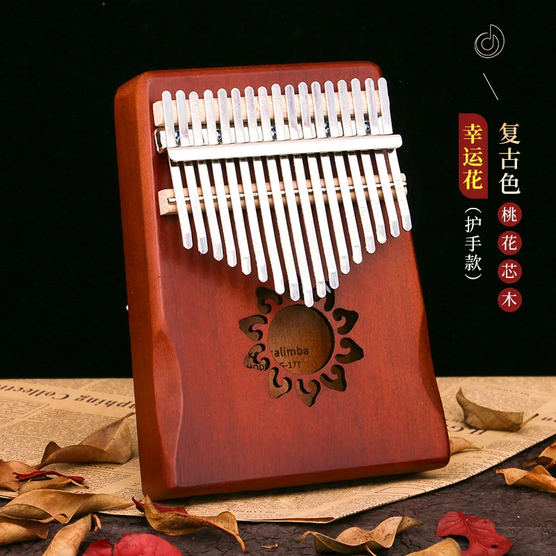 

Deer Accessories Kalimba Acrylic 17 Key Flower Red Kids Kalimba Chrommatic Original Kalimba Hluru Instrumentos Musicales DL6WZQ