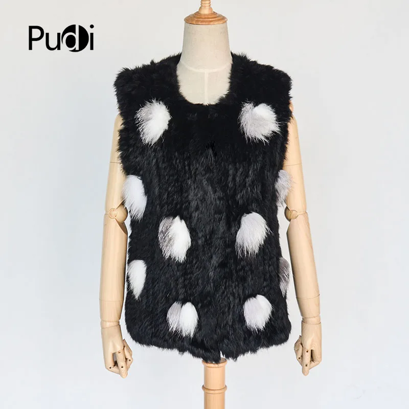 Женский жилет с натуральным кроличьим мехом новинка зимы 2020 куртка енота