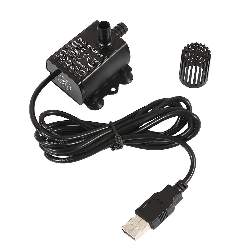 

USB Mini Pump Fountain Pump Water Pump Office DIY Rockery Miniature Landscape Aquarium Durable Versatile