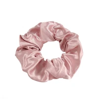 womens simple temperament pure color large intestine hair ring 2021