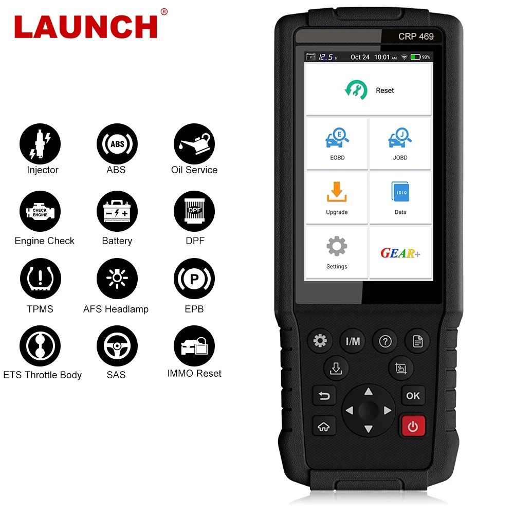 

Launch CRP469 OBD2 Car Automotive Scanner Code Reader Wifi EPB TPMS ABS ETS DPF Oil Reset OBD 2 Diagnostic Tools Free Shipping