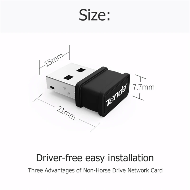 

USB Wi-Fi Tenda W311MI, 150