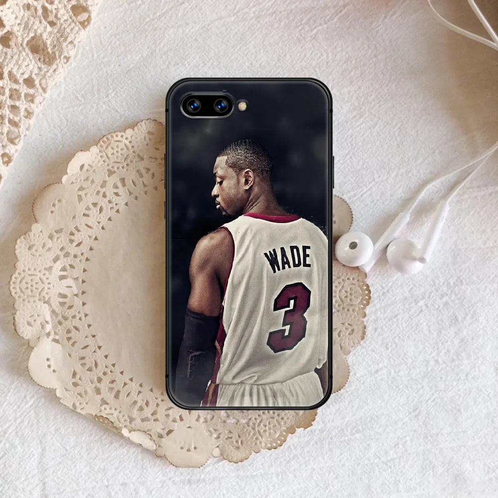 

dwyane wade Phone Case Cover Hull For honor 7a 8 8s 8a 8x 9 9x 10 20 i Lite Pro black Shell 3D Cover Silicone Hoesjes Painting