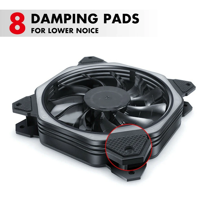 1 комплект 120Mm ЦПУ охлаждающий Coolingfan цветная (Rgb) и компьютер Pc чехол вентилятор