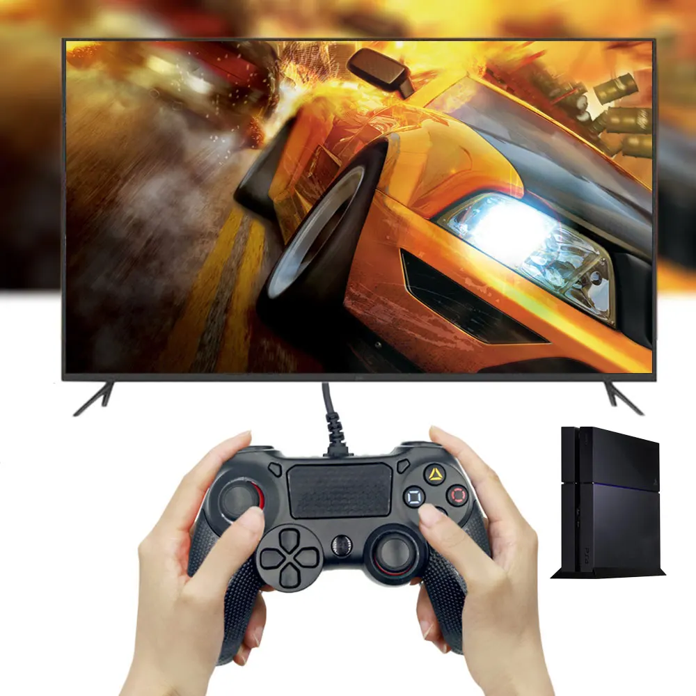 Видеогеймпад для PS4 джойстик с проводным управлением геймпад ps4 | Электроника