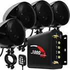 Усилитель Аудио для мотоцикла Aileap, 1000 Вт, 4 канала, поддержка Bluetooth, USB, AUX, FM-радио, SD-карты, проводное управление