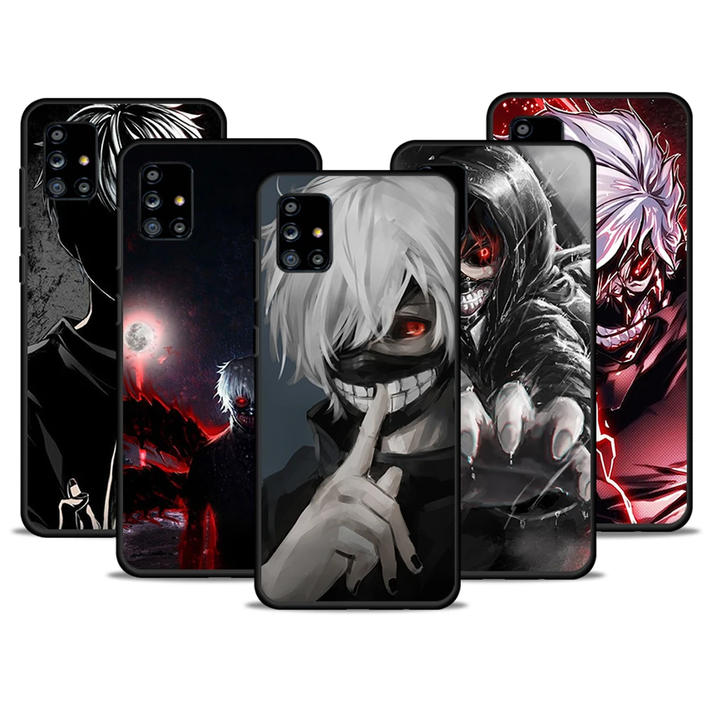 

Tokyo Ghoul Kaneki Ken For Samsung Galaxy A72 A52 A71 A51 A32 5G A12 A21S A31 A41 Silicone Soft Cover Black Phone Case