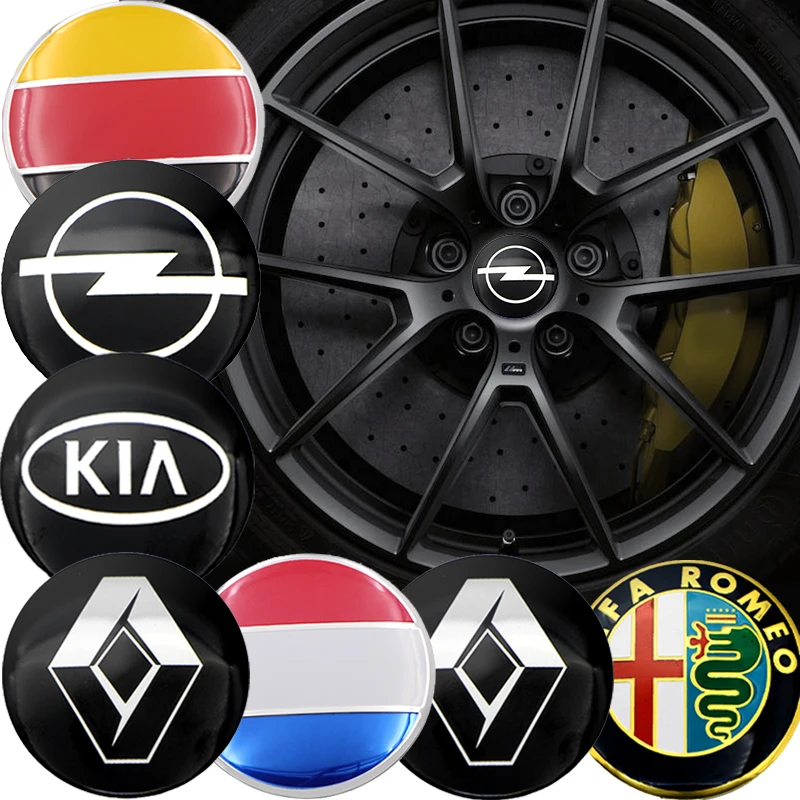 4 шт. 56 мм Центральная втулка колеса автомобиля Кепки наклейки для R VW CC Гольф