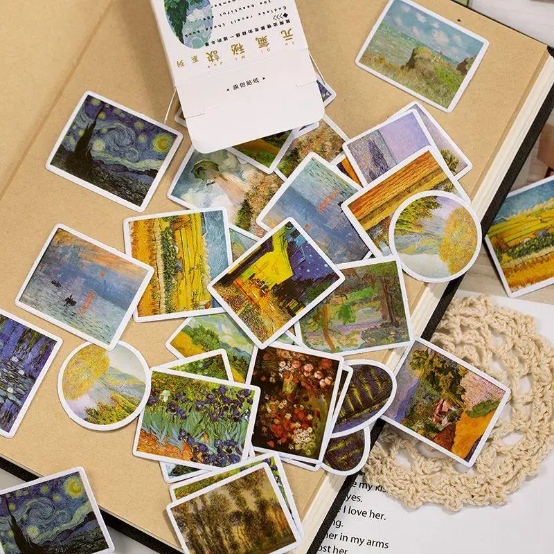 

Boxed Sticker Set Journal Sticker Decoration Scrapbook DIY Stationary School Supplies