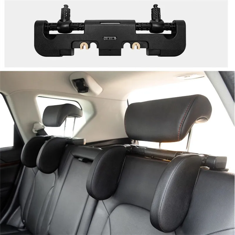 

New car seat headrest car neck pillow sleep side head support high elastic nylon telescopic support side kids and adults