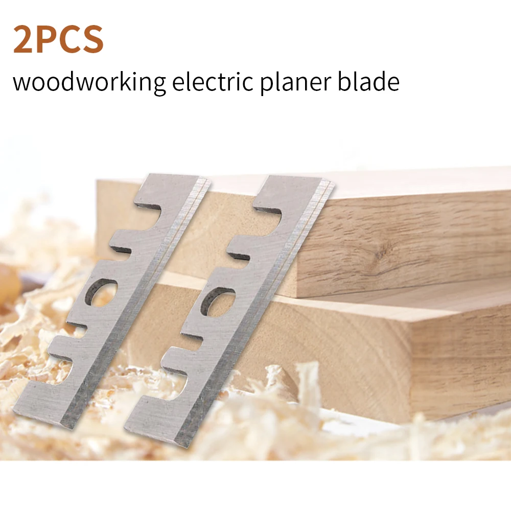 

2PCS Resharpenable Electric Planer Replacement Woodworking Tool Compatible With F20A For Soft Woods Hard Wood Ply-Wood Board