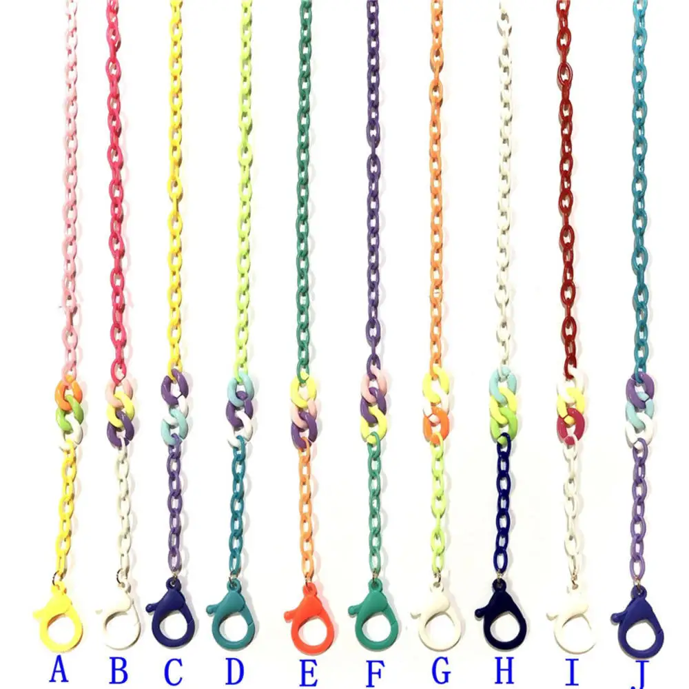 Цветной Акриловый шнурок для масок Артефакт переносная маска цепочка хранения