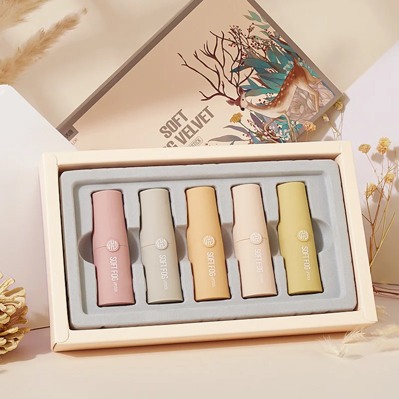 Новые 5 шт/упаковка шт./компл. пикантные матовые губные помады бархатная губная