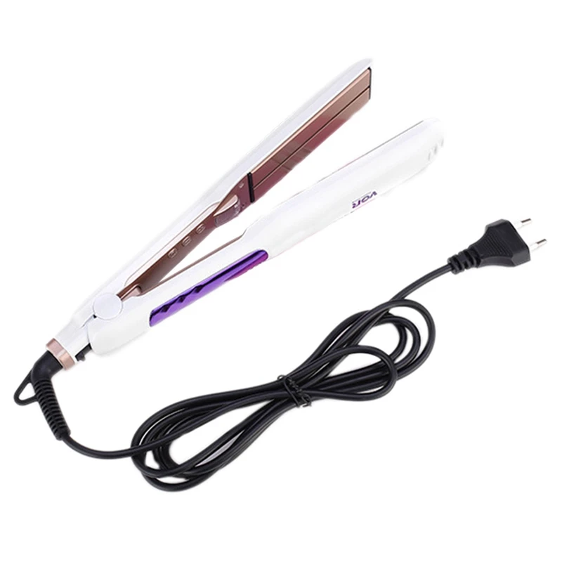 

VGR 2 In1 Infrared Hair Straightener Brushes Flat Iron Ceramic Heating Salon Professional Ionic Hair Straightening EU Plug