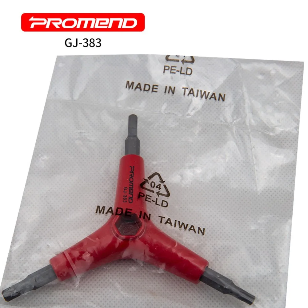 

PROMEND Multifunctional Y-wrench 4/5/T25 Practical Three-pronged Hexagonal Wrench Bicycle Cycling Mountain Bike MTB Repair Tool