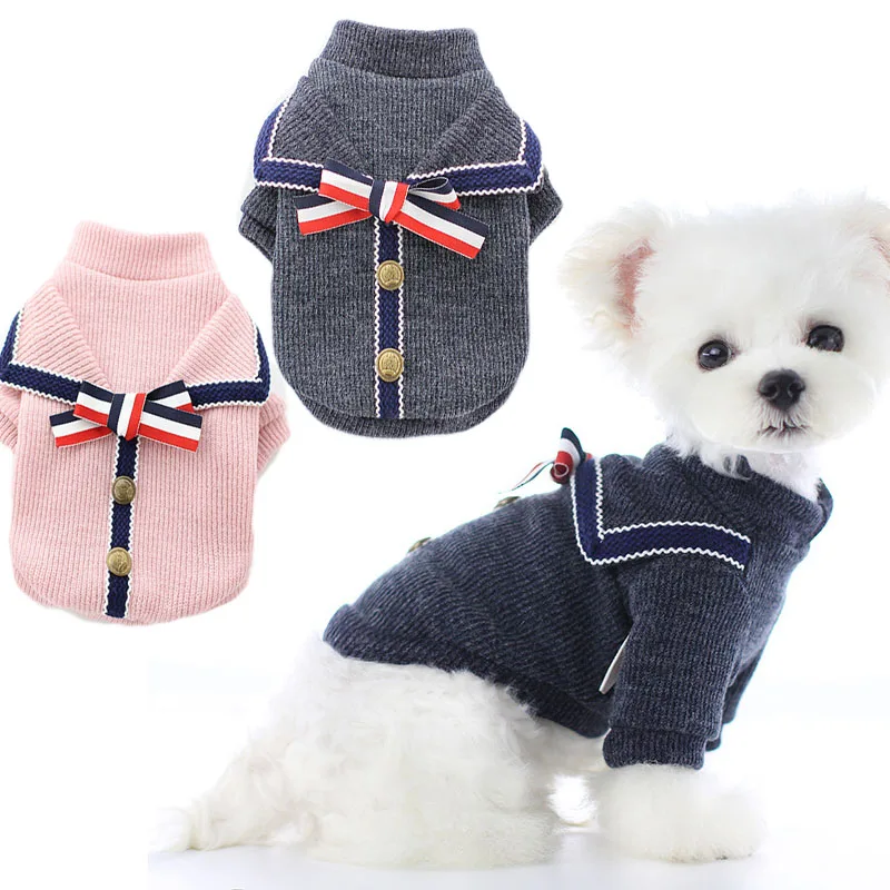 Пуховое пальто в школьном стиле для мальчиков и девочек Вязаный кардиган с