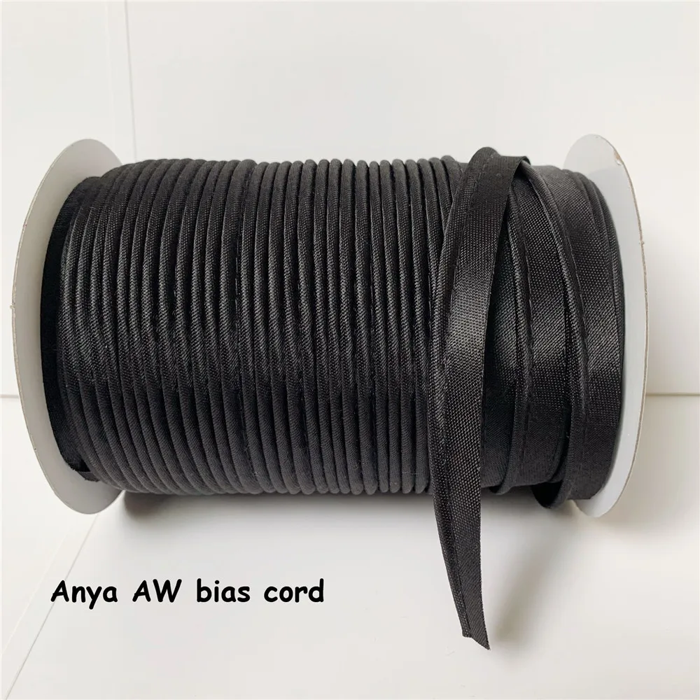 Шнур с атласным смещением 12 мм бренд AW ручная работа Обрезной шнур высокого