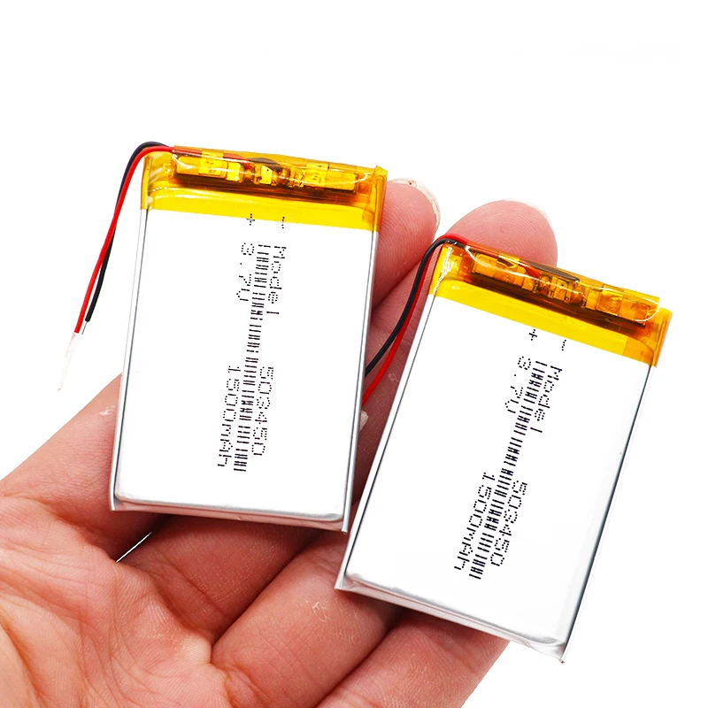 Литий-полимерный перезаряжаемый аккумулятор 1500 мАч литий-ионный Lipo 3 7 в 503450 053450