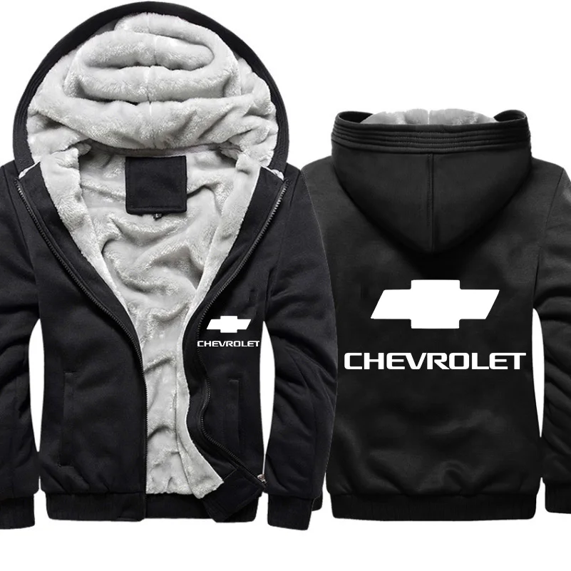 Мужские толстовки с капюшоном Chevrolet логотипом автомобиля принтом мужские