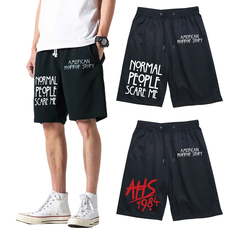 

Man Pants American Horror Story Pattern Short Pants Men Tracksuit Pants Jogger Fitness Casual Comfortable Tracksuits Pants