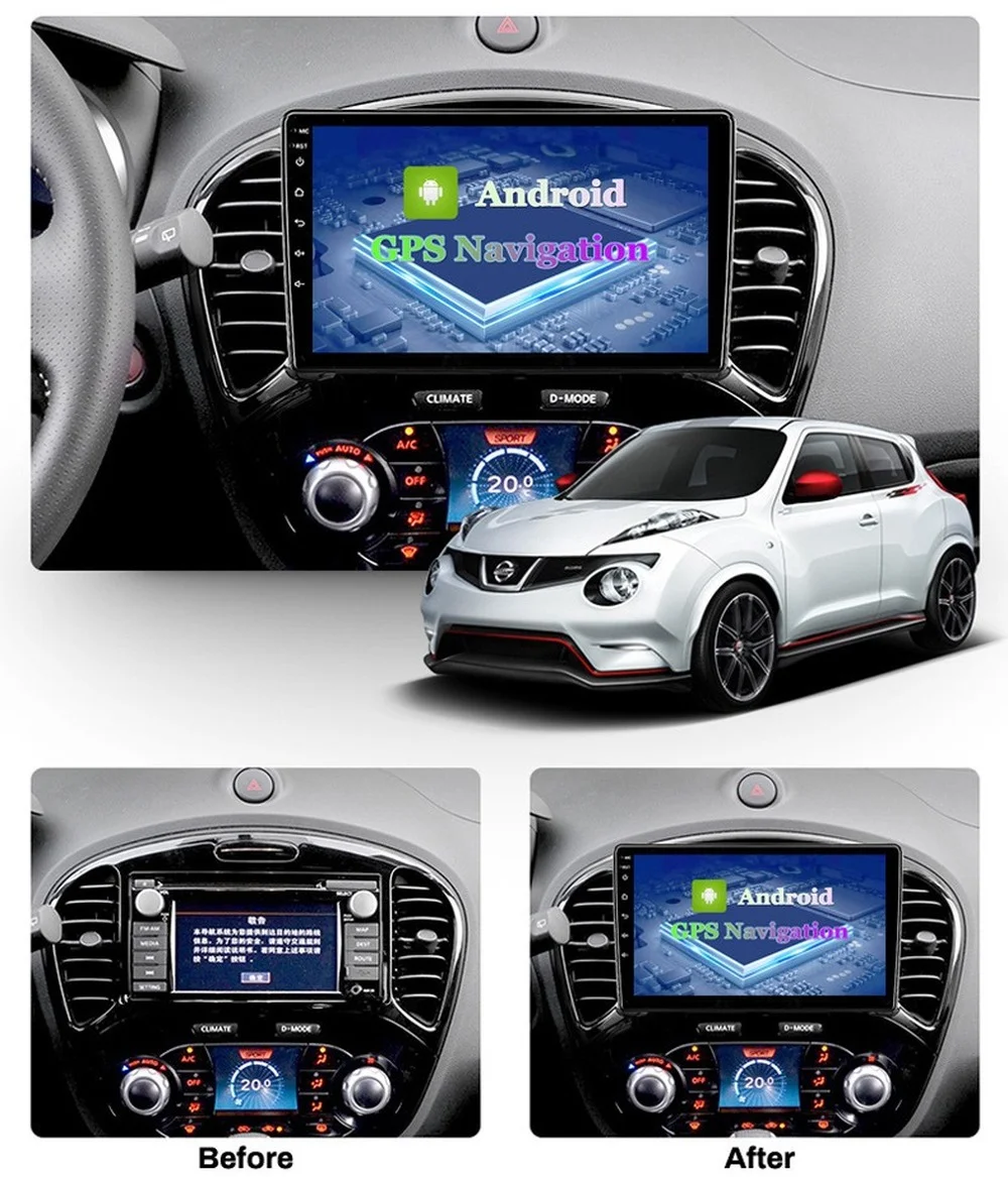 Автомобильный мультимедийный плеер 4G + 32G Android 10 0 для NISSAN JUKE/Infiniti ESQ