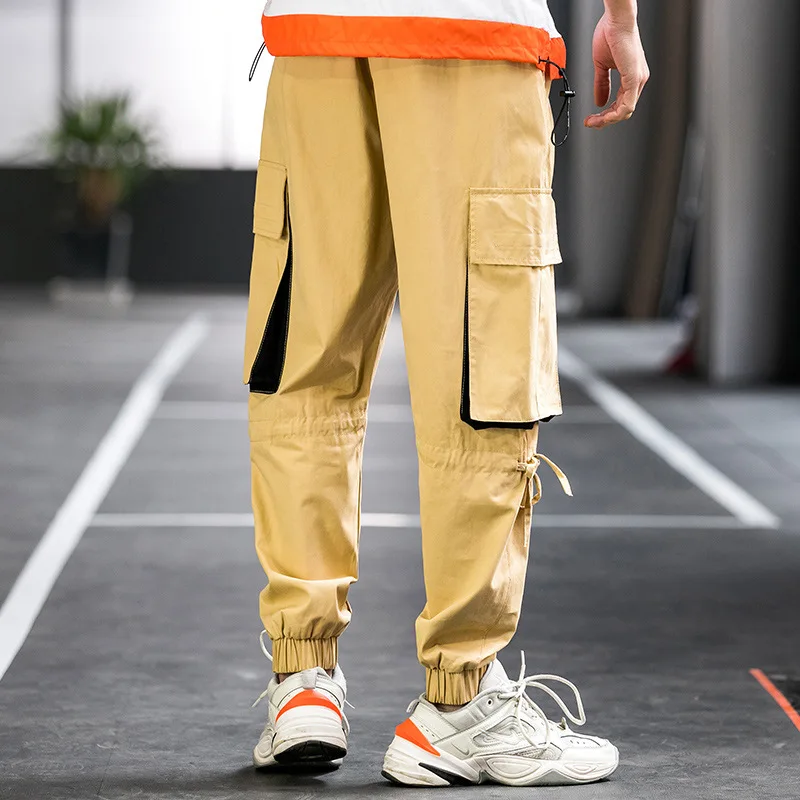 Брюки в стиле милитари мужской Камо Jogger размера плюс 4XL хлопковые брюки много