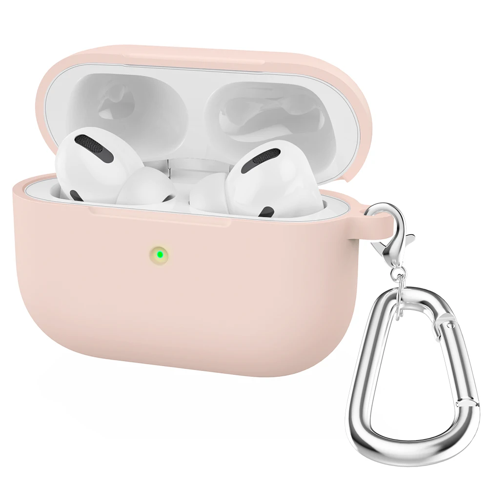 Мини Мягкий силиконовый чехол для Apple Airpods Pro противоударный чехол для Apple гарнитура для AirPods чехол s для Airpods Pro защитный чехол - Цвет: Qianfen