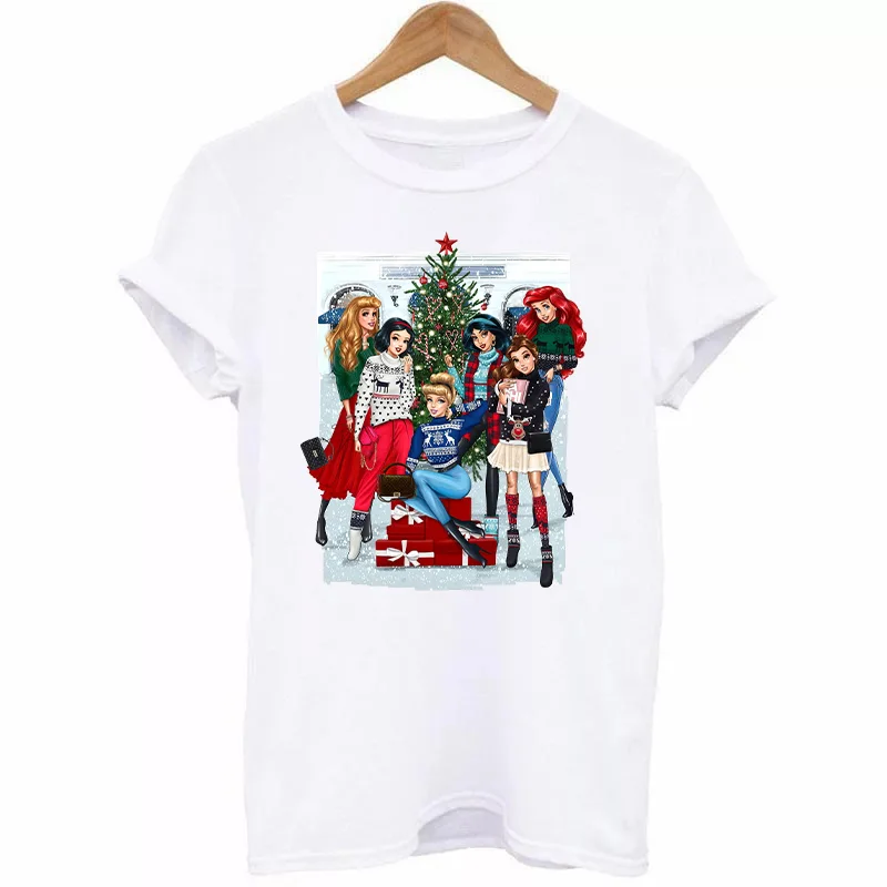 Заплатка с принцессой Рождественская термонаклейка для зимнего пальто модная