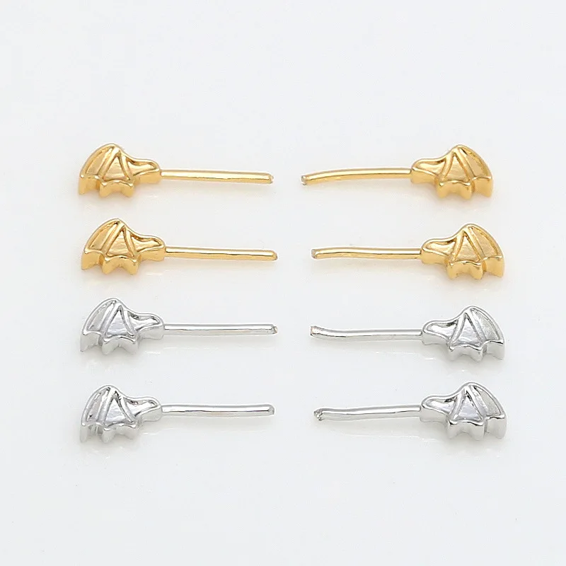 

SNASAN 4 шт. крылья летучая мышь Позолоченные полубулавки верхняя искусственная подвеска ювелирные изделия аксессуары барочный жемчуг DIY Ювел...