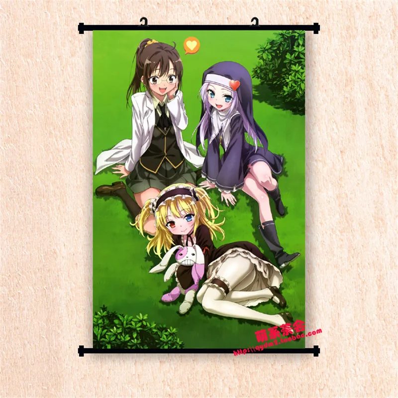 

Coscase Anime Boku wa Tomodachi ga Sukunai Kashiwazaki Mikazuki Yozora Kusunoki Yukimura Home Decor Wall Scroll Poster Picture