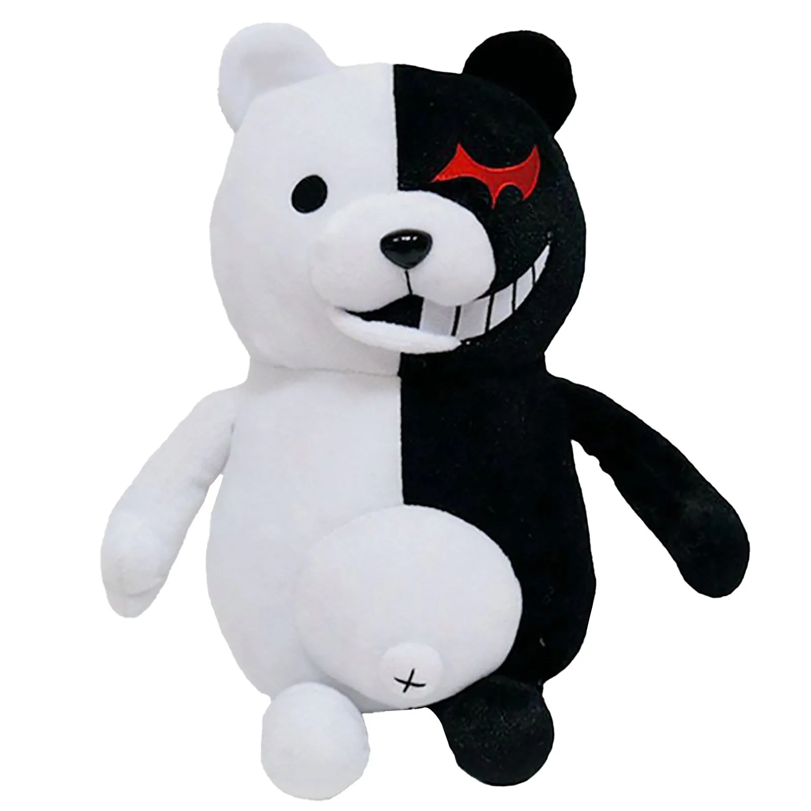 Плюшевая игрушка Монокума Черно-белый медведь из игры Super Danganronpa 2 Dangan Ronpa, размером 25 см, подарок на день рождения для детей.
