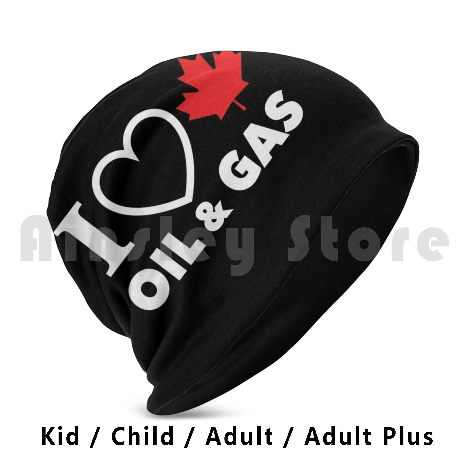 Я люблю канадскую нефть и газ красное сердце кленовые листья провинция Альберта