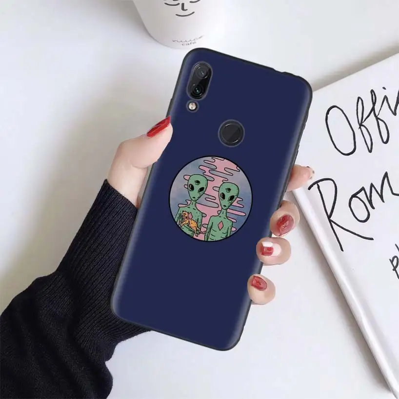 BS053-6 Милый чехол Alien Believe UFO ET для Xiaomi Redmi Note 7 8 K20 7S 7A 6 6A Pro S2 5 mi Play 9T CC9 E A1 A2 Lite F1 мягкий чехол для телефона - Цвет: BS053-6