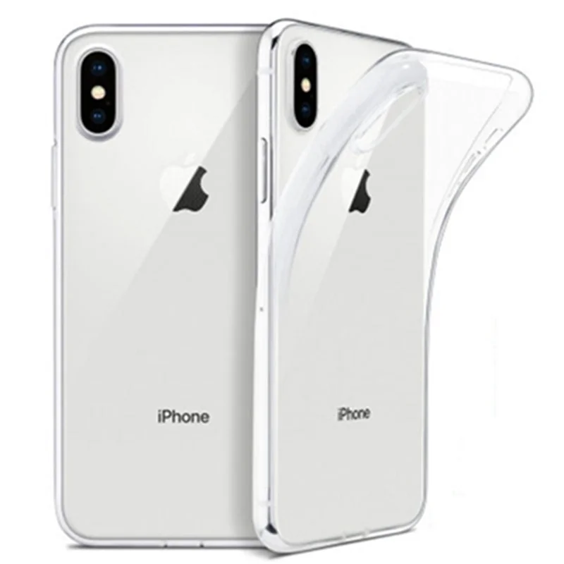 

Ultra-thin transparent soft TPU simple protective case cover for iPhone X XS 11 12 Pro Max XR SE 2020 8 7 6 5 S Plus