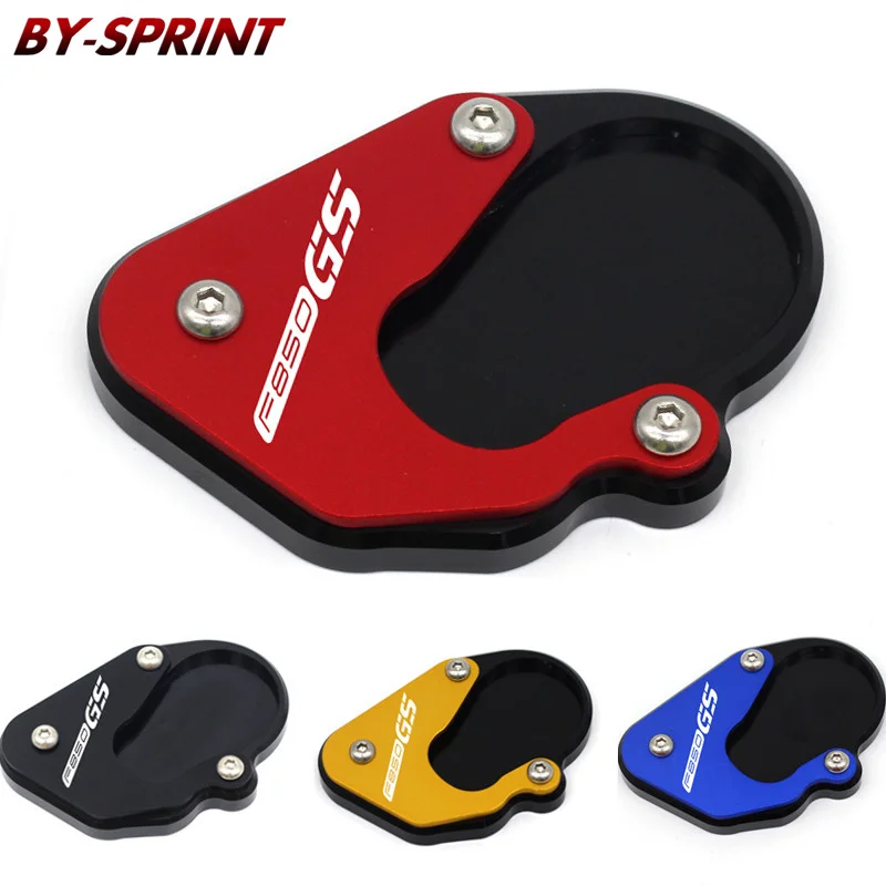 

Motorcycle CNC Kickstand Side Stand Pad Enlargement Plate Extension With Logo For F750GS F850GS F750 GS F 850GS 2018 2019