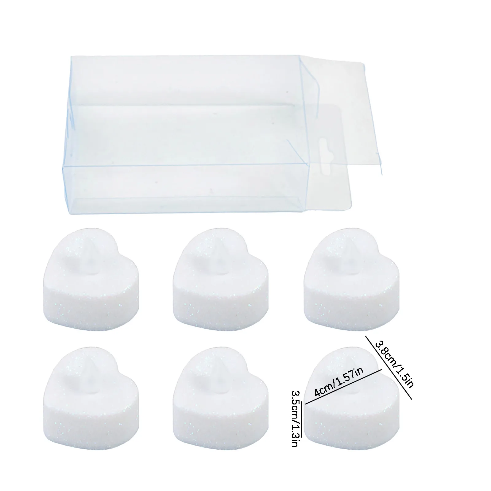 

6 Pcs Battery Tea Lights, LED Tea Lights Realistic & Bright Flickering Holiday Gift Operated Flameless for Seasonal Light Decors