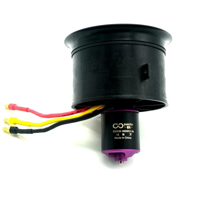 Powerfun 64 мм EDF с 11 лезвий импеллер 3S 3900KV мотор или 4S 3500KV костюм для RC Самолет|Детали и