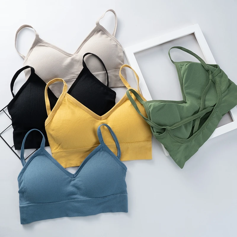 

Underwear Women Gather No Steel Ring Lingerie Bra Tube Top Wrapped Chest Beauty Back Actival Cotton Breathable Thin Section