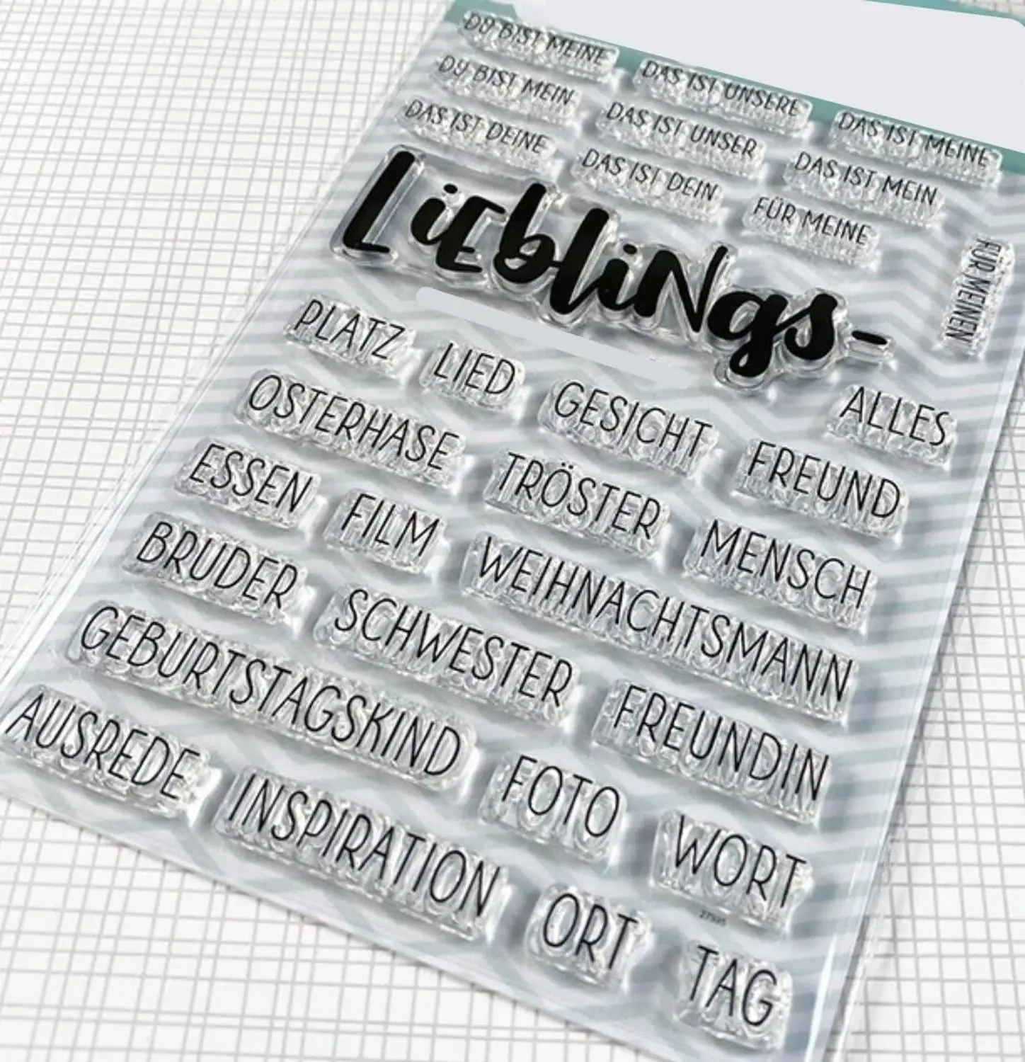 Германский прозрачный силиконовый штамп/печать для DIY скрапбукинга/фотоальбома