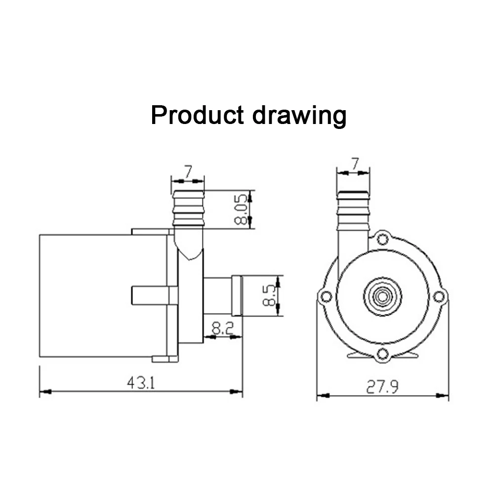 JT-160A DC 6V 120L/h 12V 240L/H микро аквариум погружной мини водяной насос для аквариума |